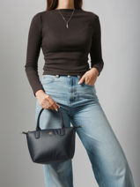 Handtassen Popette Gerecycleerd Polyester Tommy hilfiger Blauw popette AW17708-vue-porte